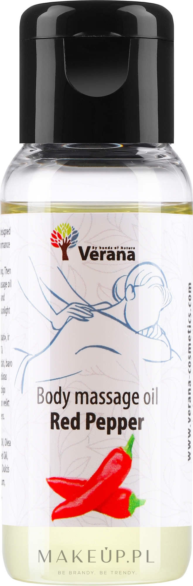 Olejek do masażu ciała Red Pepper - Verana Body Massage Oil  — Zdjęcie 30 ml