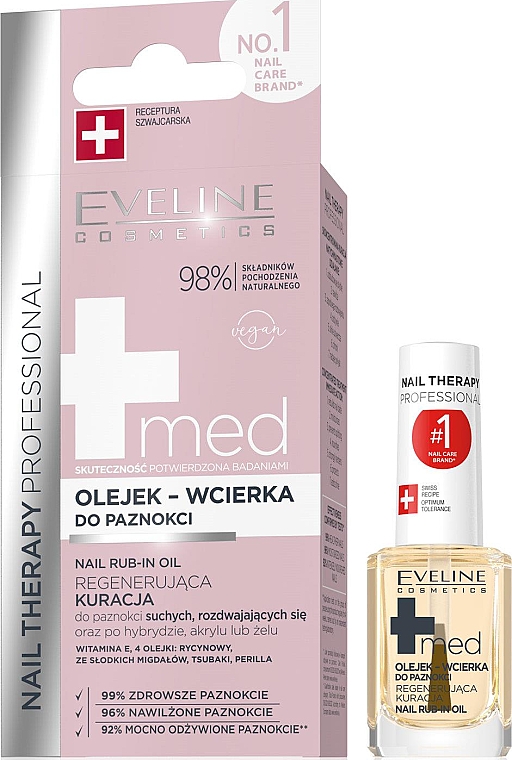 Olejek-wcierka do paznokci - Eveline Cosmetics Nail Therapy Professional