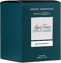 Adolfo Dominguez Agua Fresca Citrus Cedro - Woda toaletowa — Zdjęcie N3