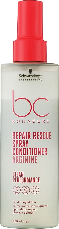 Odżywka do włosów w sprayu - Schwarzkopf Professional Bonacure Repair Rescue Spray Conditioner Arginine — Zdjęcie N2