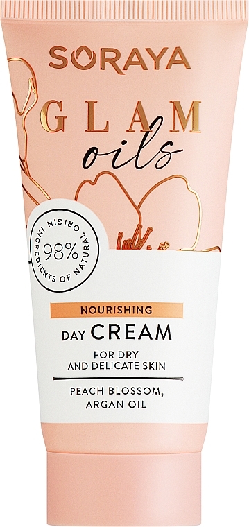 Nawilżający krem na dzień do cery suchej - Soraya Glam Oils Nourishing Day Cream — Zdjęcie N1