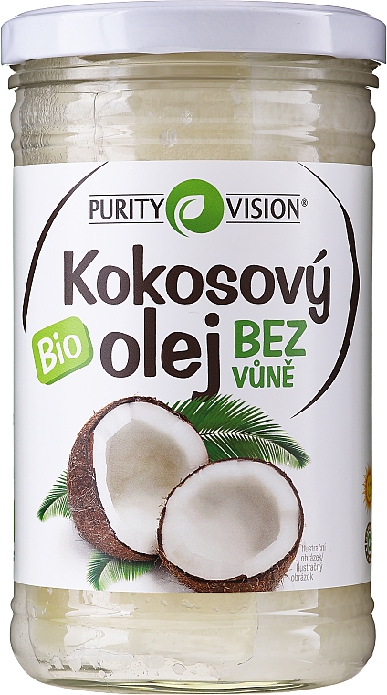 Bezzapachowy olej kokosowy - Purity Vision Bio Coconut Oil Without Scent — Zdjęcie N1