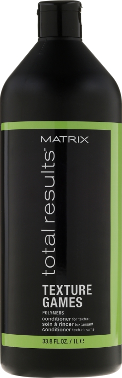 Polimerowa odżywka ułatwiająca stylizację włosów - Matrix Total Results Texture Games Conditioner — Zdjęcie N3