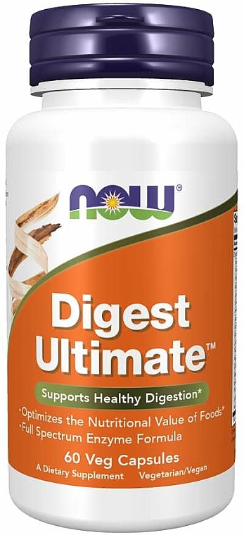 Kapsułki wegetariańskie Wsparcie zdrowego trawienia - Now Foods Digest Ultimate™ — фото N3