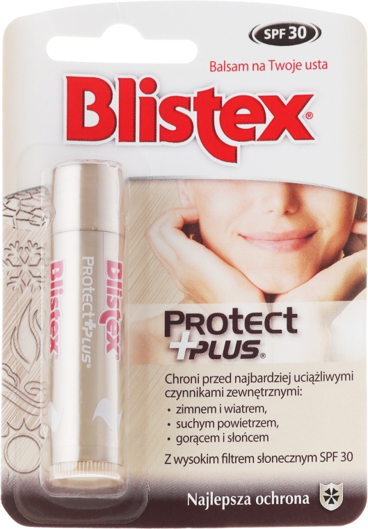 Pomadka ochronna do ust SPF 30 - Blistex Protect Plus Lip Balm — Zdjęcie N1
