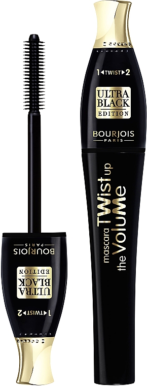 PREZENT! Tusz do rzęs - Bourjois Mascara Twist Up The Volume Ultra Black Edition — Zdjęcie N2