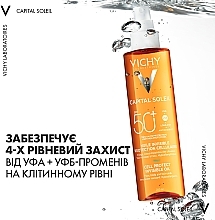 Wodoodporny olejek przeciwsłoneczny do twarzy, ciała i włosów SPF 50+ - Vichy Capital Soleil Invisible Oil SPF 50+ — Zdjęcie N5