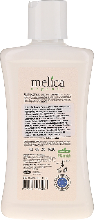 Szampon dla dzieci - Melica Organic Funny Walf Shampoo — Zdjęcie N2