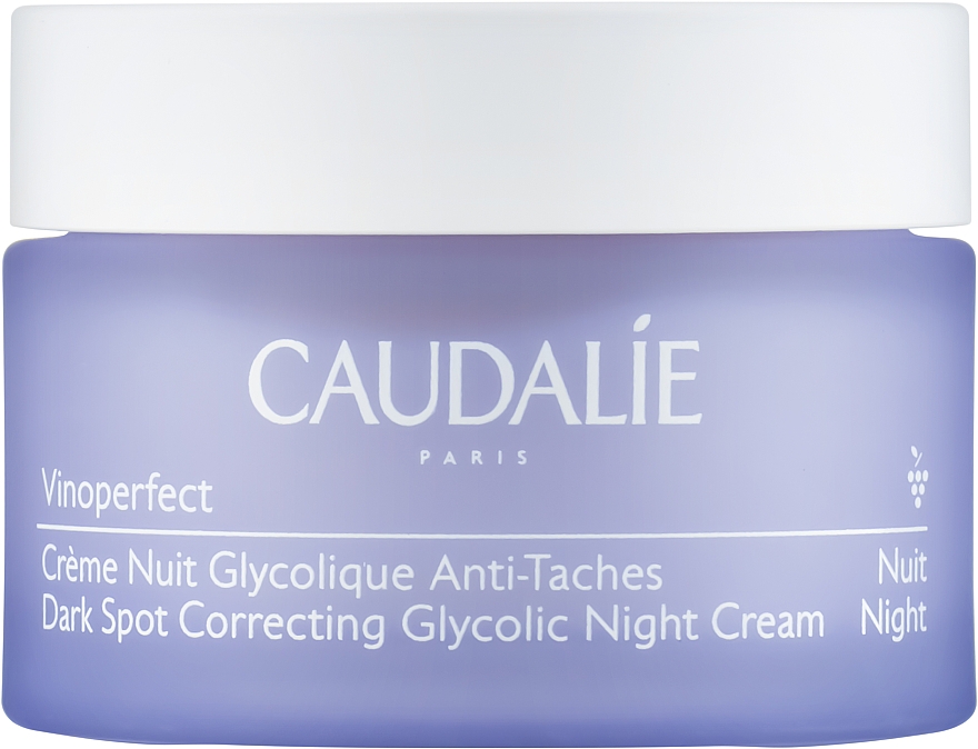 Krem do twarzy przeciw przebarwieniom na noc z kwasem glikolowym - Caudalie Vinoperfect Dark Spot Correcting Glycolic Night Cream