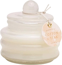 Kup Świeca zapachowa Bawełna i teak - Paddywax Beam Glass Candle Ivory Cotton & Teak