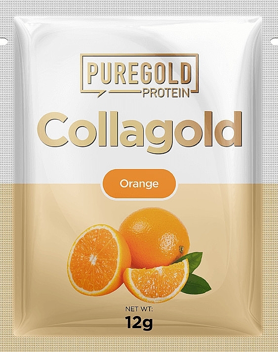 Kolagen z kwasem hialuronowym, witaminą C i cynkiem Pomarańcza - Pure Gold CollaGold Orange Juice — Zdjęcie N3