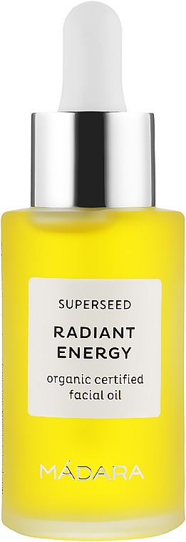 Organiczny olejek do twarzy Rozświetlająca energia - Madara Cosmetics Superseed Radiant Energy Beauty Oil — Zdjęcie N1