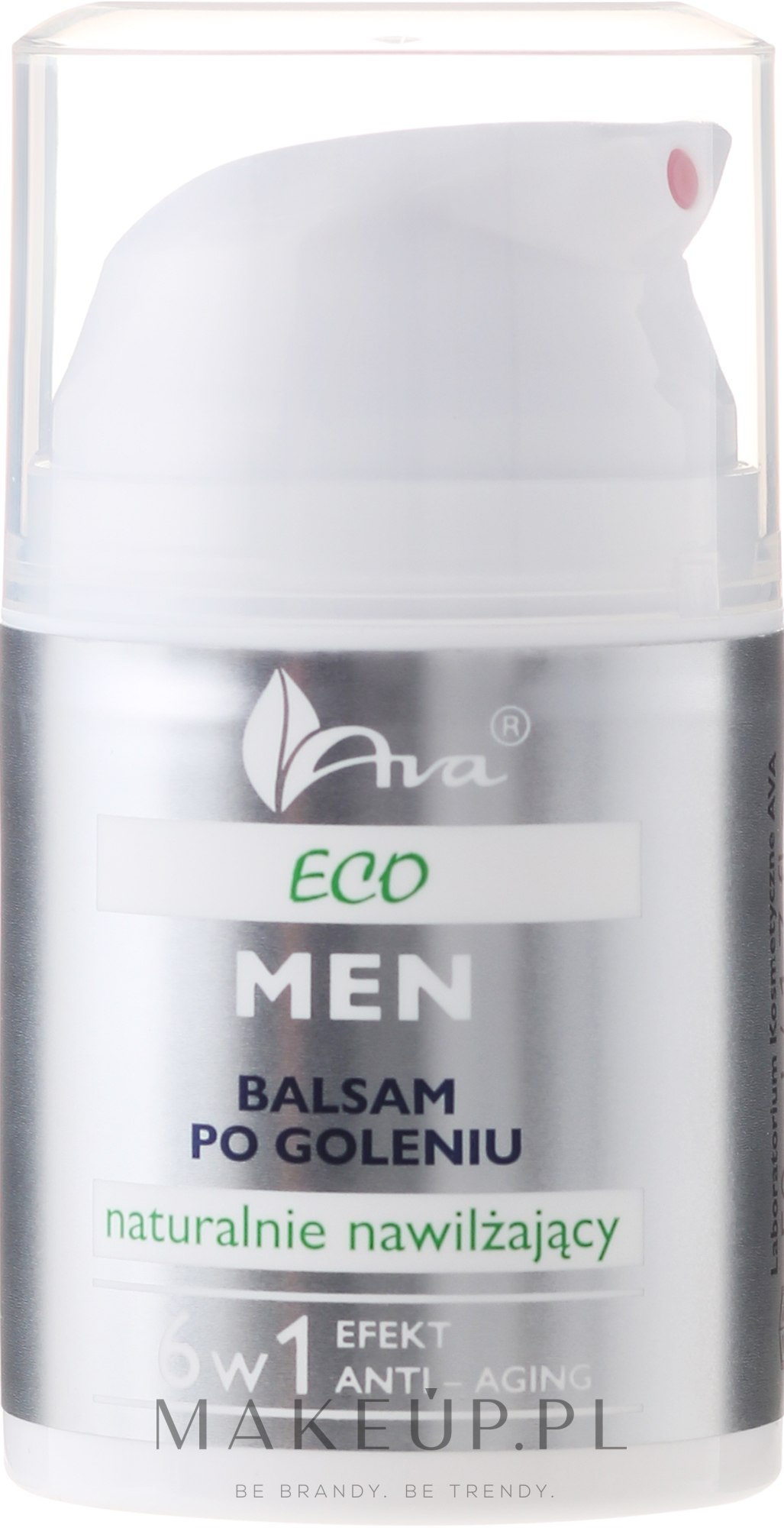 Naturalnie nawilżający balsam po goleniu 6 w 1 - Ava Laboratorium Eco Men  — Zdjęcie 50 ml
