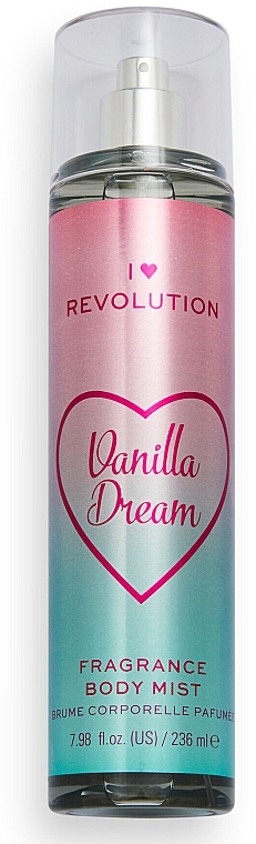 Perfumowany spray do ciała - I Heart Revolution Vanilla Dream Body Mist — Zdjęcie N1