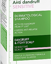 Przeciwłupieżowy szampon z dwusiarczkiem selenu do skóry wrażliwej - Vichy Dercos Anti-Dandruff Sensitive Shampoo — Zdjęcie N5