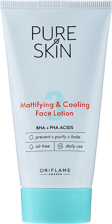 Matujący balsam oczyszczający do twarzy - Oriflame Pure Skin Mattifying & Cooling Face Lotion