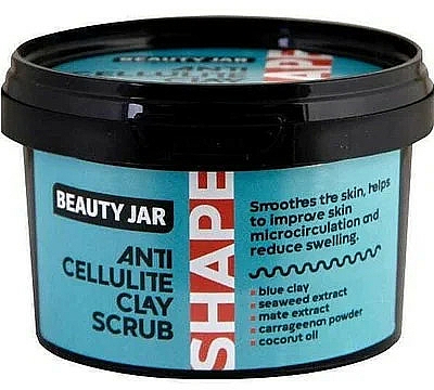 Antycellulitowy peeling z glinką do ciała - Beauty Jar Shape Anti-Cellulite Clay Scrub  — Zdjęcie N1