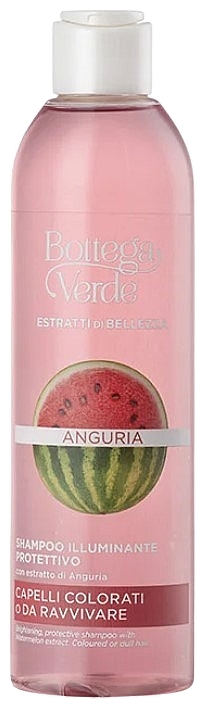 Rozjaśniający szampon ochronny z ekstraktem z arbuza - Bottega Verde Beauty Extracts Watermelon Brightening Protective Shampoo — Zdjęcie N1