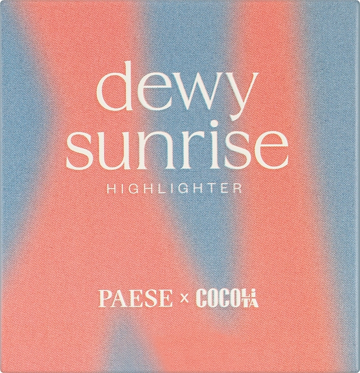 Rozświetlacz - Paese Dewy Sunrise Highlighter — Zdjęcie N2
