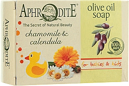 Kup Mydło oliwkowe z rumiankiem i nagietkiem - Aphrodite Olive Oil Soap With Chamomile & Calendula