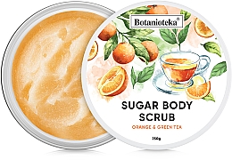 Kup Cukrowy peeling do ciała Pomarańczowa i zielona herbata	 - Botanioteka Sugar Body Scrub Orange & Green Tea