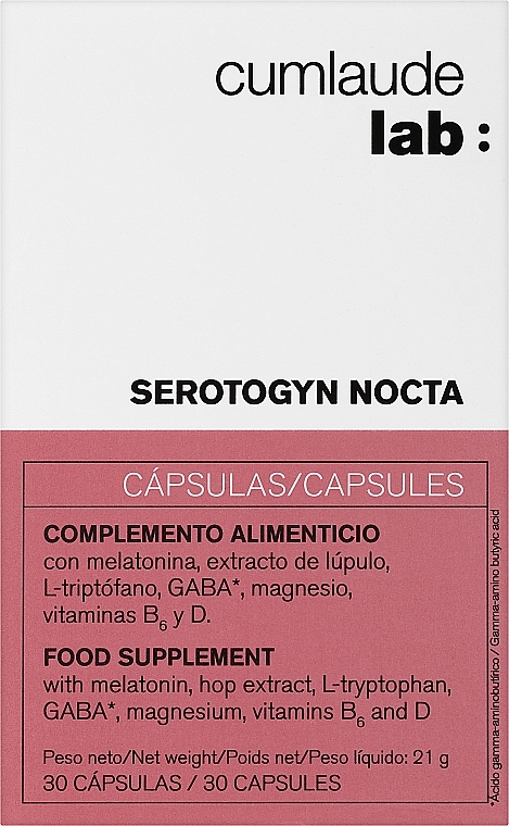 Suplement diety dla kobiet - Cumlaude Lab Serotogyn Nocta — Zdjęcie N1