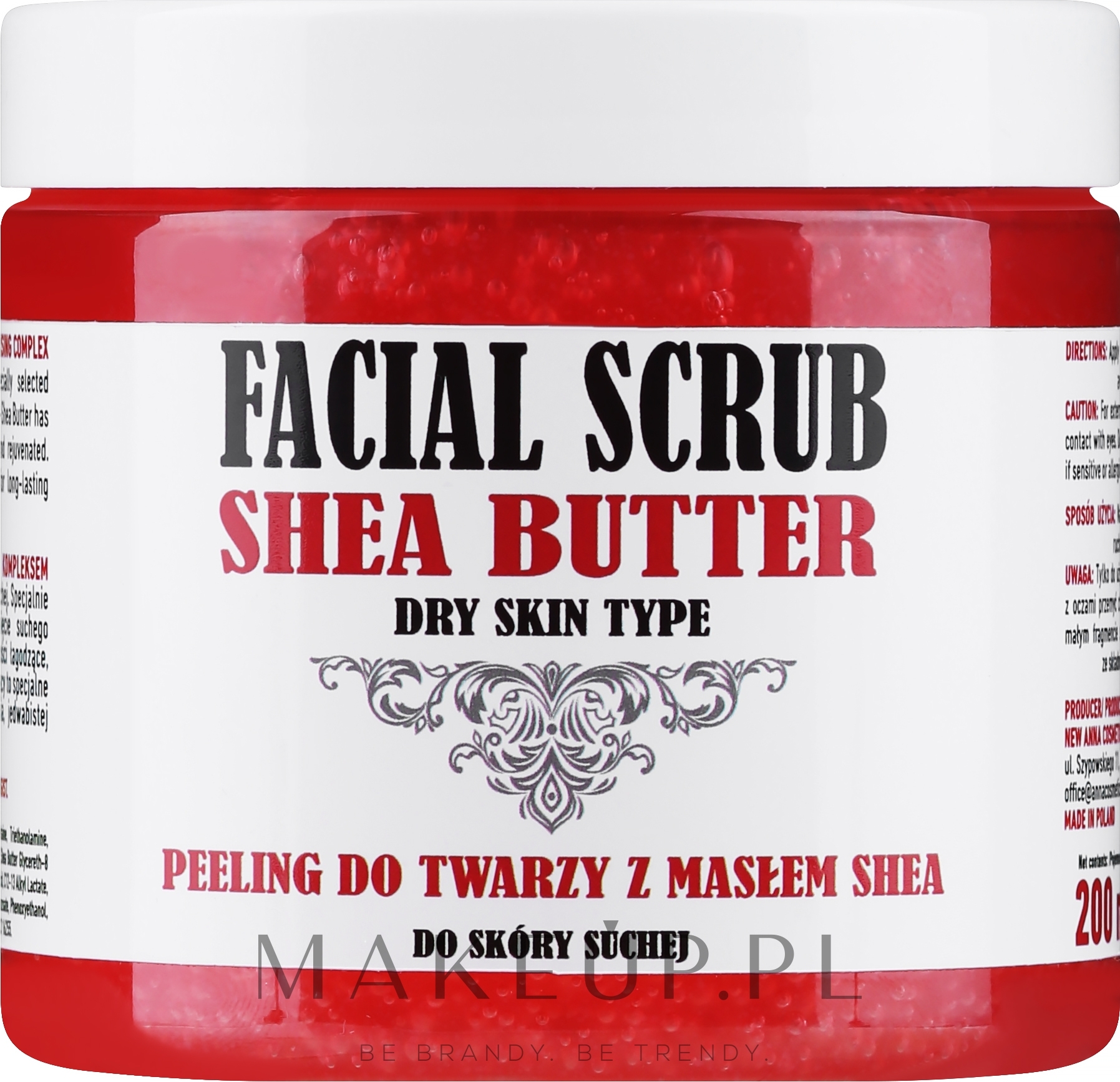 Peeling do twarzy z masłem shea - Fergio Bellaro Facial Scrub Shea Butter — Zdjęcie 200 ml