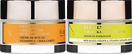 Zestaw - Eclat Skin London Bee Venom + Manuka Honey + Vitamin C + Shea Butter Night Moisturiser (cr/2x50ml) — Zdjęcie N1