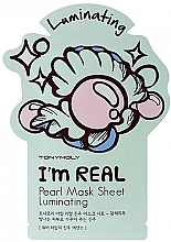 Rozświetlająca maska na tkaninie do twarzy z ekstraktem z pereł - Tony Moly I Am Pearl Sheet Mask — Zdjęcie N1