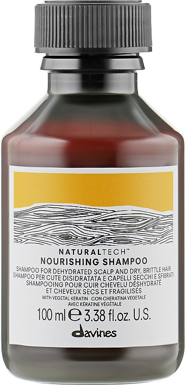 Odżywczy szampon do odwodnionej skóry głowy i suchych łamliwych włosów - Davines Nourishing Shampoo — Zdjęcie N1