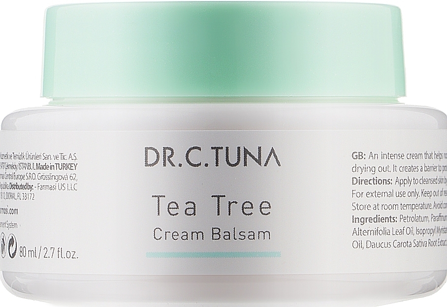 Krem do twarzy - Farmasi Dr.C.Tuna Tea Tree Cream Balsam
