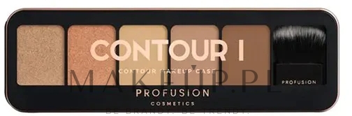 Paleta do konturowania - Profusion Cosmetics Makeup Case — Zdjęcie Contour I