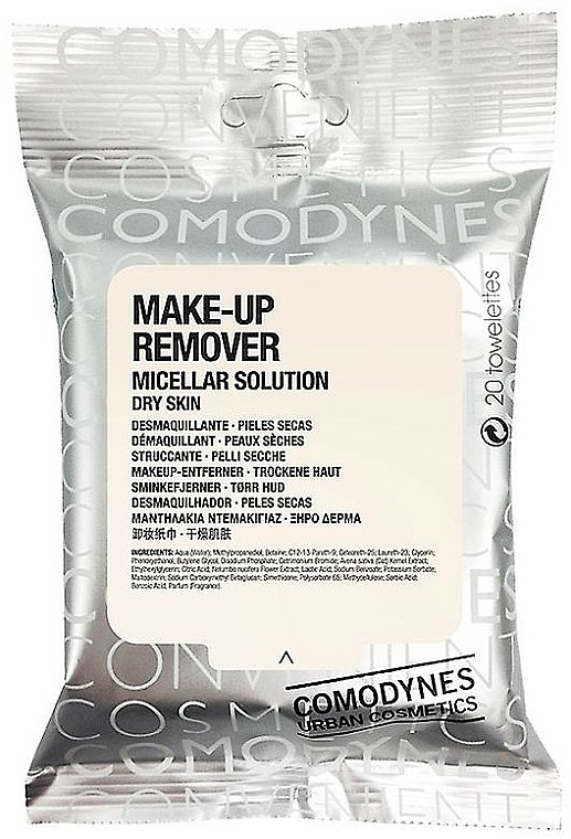 Chusteczki do demakijażu do skóry suchej - Comodynes Make-up Remover Micellar Solution — Zdjęcie N1