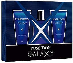 Poseidon Galaxy - Zestaw (edt/150ml + sh/gel/150ml + ash/150ml) — Zdjęcie N1