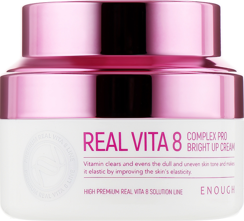 Odżywczy krem do twarzy z witaminami - Enough Real Vita 8 Complex Pro Bright Up Cream — Zdjęcie N1