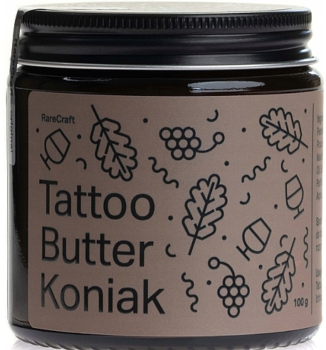 Olejek do pielęgnacji tatuażu - RareCraft Tattoo Butter Koniak — Zdjęcie N1