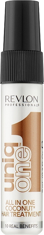 Maska w sprayu do włosów o zapachu kokosa - Revlon Professional Uniq One All in One Coconut Hair Treatment