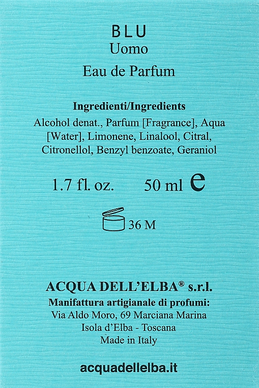 Acqua Dell'Elba Blu - Woda perfumowana — Zdjęcie N3