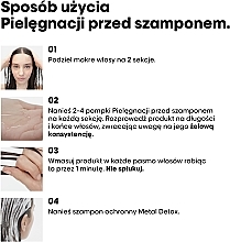 Profesjonalna pielęgnacja przed szamponem zmniejszająca porowatość wszystkich rodzajów włosów, zapobiegająca łamaniu i niepożądanym zmianom koloru - L'Oreal Professionnel Serie Expert Metal Detox — Zdjęcie N9