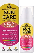 Krem do twarzy na dzień z ochroną SPF 50 - Bulgarian Rose Sun Care Day Face Cream SPF 50 — Zdjęcie N2