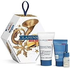 Kup Zestaw - Clarins Men Essentials Set (balm/12ml + f/wash/30ml + beard/oil/3ml + ser/0.9 ml)