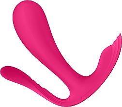 Wibrator ze stymulatorem analnym, różowy - Satisfyer Top Secret+ Wearable Vibrator With Anal Stimulator Pink — Zdjęcie N3