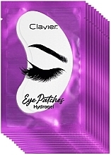 Kup Hydrożelowe podkładki do przedłużania rzęs - Clavier Eye Patches Hydrogel Purple