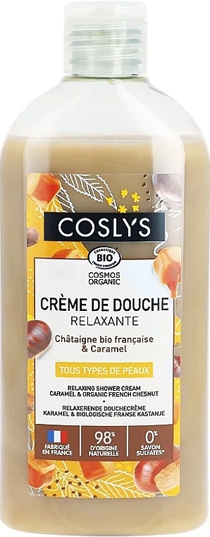 Relaksujący krem pod prysznic z kasztanem i karmelem - Coslys Relaxing Shower Cream — Zdjęcie N1