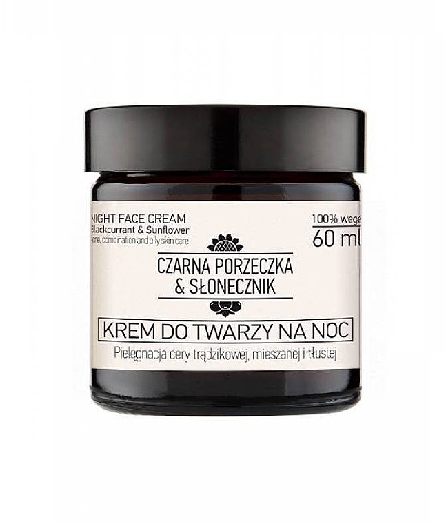 Zestaw - Nova Kosmetyki Czarna Porzeczka & Słonecznik Acne, Combination And Oily Skin Treatment (f/cr/60mlx2 + wash/gel/200ml) — Zdjęcie N2