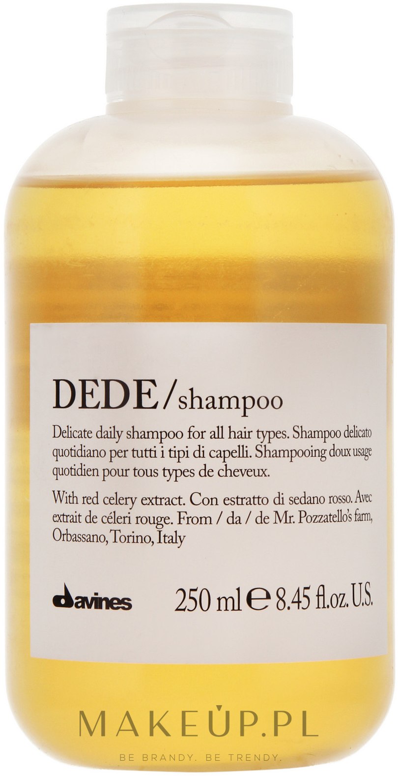 Delikatny szampon do wszystkich rodzajów włosów do codziennego stosowania - Davines Dede Delicate Daily Shampoo — Zdjęcie 250 ml