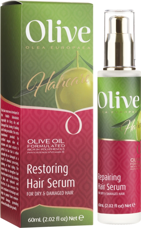 Odbudowujące serum do włosów - Frulatte Olive Restoring Hair Serum — Zdjęcie N1