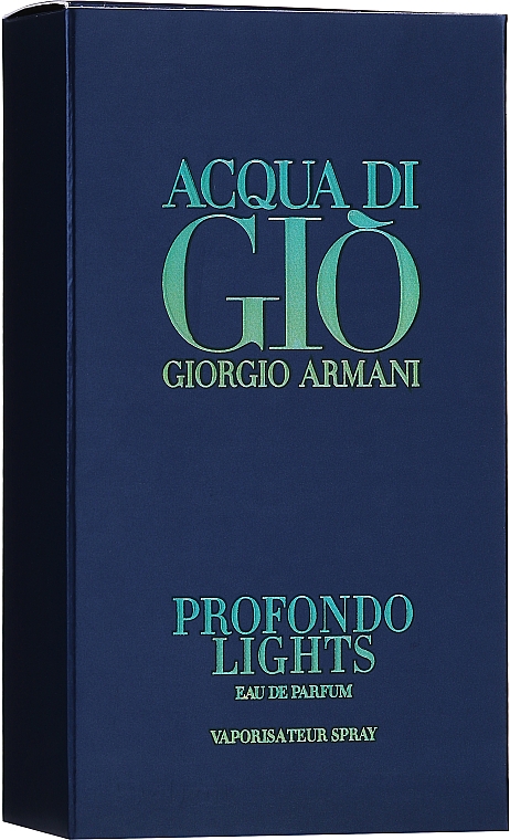 Giorgio Armani Acqua di Gio Profondo Lights - Woda perfumowana — Zdjęcie N5