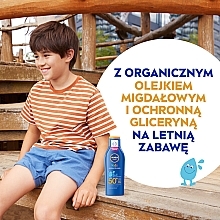 Balsam do opalania dla dzieci z organicznym olejkiem migdałowym - NIVEA SUN Kids Protect & Care SPF 50 — Zdjęcie N4