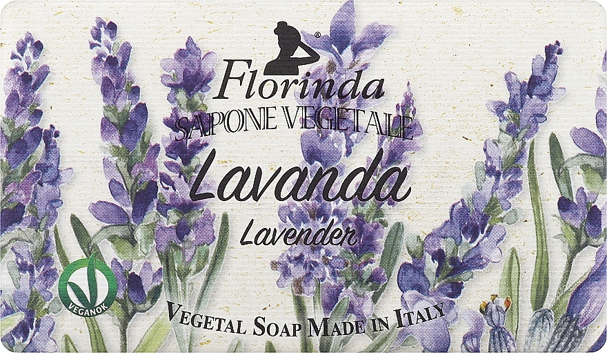Naturalne mydło Lawenda - Florinda Sapone Vegetale Lavanda  — Zdjęcie N3